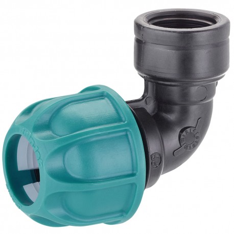 Coude femelle Ø 3/4" - filet F. 3/4”