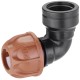 Gomito Ø 20mm filetto 3/4” F.