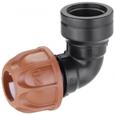Ø 20mm elbow with F. 3/4” thread