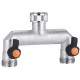 3/4" Zweiwege Hahnstück - Metall