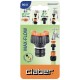 Nez de robinet double filetage grand débit