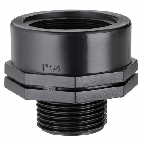 1-1/4” - 1” threaded MAX-FLOW adaptor
