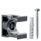 Wall hose clamps